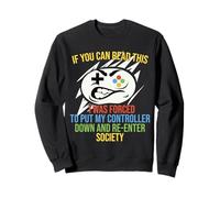 Si Puedes Leer Esto, me Vi Obligado a Dejar mi Controlador Sudadera