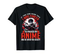 Si puedes leer esto, me vi obligado a pausar a mi amante del anime Camiseta