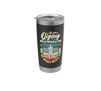 Si Qi Gong fuera tan popular como el yoga chino marcial qigong Vaso térmico de acero inoxidable de doble pared