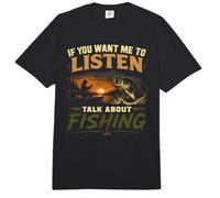 Si Quieres Que escuche Hablar de Pesca Comfort Colors Adult Heavyweight T-Shirt
