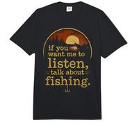 Si Quieres Que escuche Hablar de Pesca Comfort Colors Adult Heavyweight T-Shirt
