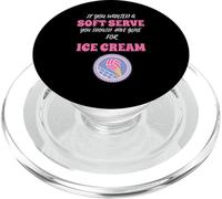 Si Quieres un Servicio Suave, ve a Conseguir Helado Divertido Voleibol PopSockets PopGrip para MagSafe