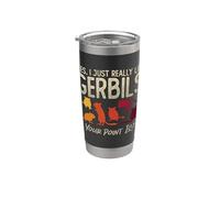 Sí, realmente me gustan los jerbos Tu punto es roedor Gerbo Vaso térmico de acero inoxidable de doble pared