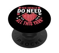 Sí, realmente necesito todo este amante del tejido PopSockets PopGrip Adhesivo