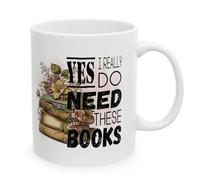 Sí, Realmente Necesito Todos Estos Libros Tazas Porcelana Taza Con Asa Taza De Café 330Ml Para Leche Té Bebidas