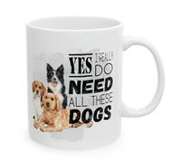 Sí, Realmente Necesito Todos Estos Perros Taza Cerámica Tazas Porcelana Taza De Café 330Ml Para Café Té Leche