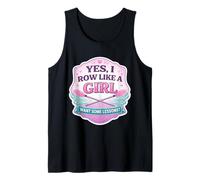 Sí, Remo como una Chica Quiero Algunas lecciones Equipo de Remo Divertido Camiseta sin Mangas