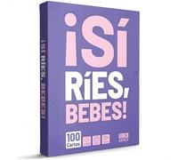 ¡Sí ríes, bebes! - El juego de beber más divertido - Juego de beber con 100 cartas - Juego de beber - Juego de cartas - Juego de fiesta para adultos - a partir de 18 años - Versión española