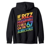 Si Rizz Fuera Medible - Divertido 6-7 Meme Seis Siete Rizzler Sudadera con Capucha
