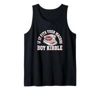 Si se Ajusta a su Entrenamiento de nutrición en el Gimnasio de croquetas Macros Boy Camiseta sin Mangas