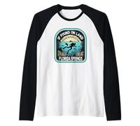 Si se encuentra en tierra, regrese al buceo en Florida Springs Camiseta Manga Raglan
