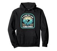 Si se encuentra en tierra, regrese al buceo en Florida Springs Sudadera con Capucha