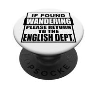 Si se Encuentra preguntándose, por Favor regrese al Departamento de inglés PopSockets PopGrip Adhesivo