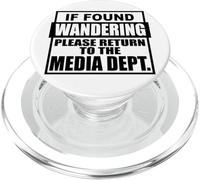Si se Encuentra preguntándose, regrese al Departamento de Medios PopSockets PopGrip para MagSafe