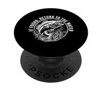 Si se Encuentra regresar a la Pesca de lubina PopSockets PopGrip Adhesivo