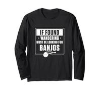 Si se Encuentra vagando Debe Estar Buscando Banjos un Jugador de Banjo Manga Larga