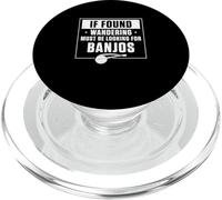 Si se Encuentra vagando Debe Estar Buscando Banjos un Jugador de Banjo PopSockets PopGrip para MagSafe