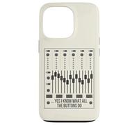 Sí, sé lo Que Hacen Todos los Botones Audio Engineer Mixer Boar Carcasa para iPhone 13 Pro