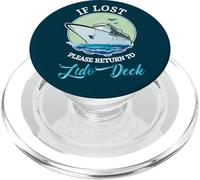 Si se Pierde, regrese a Lido Deck Funny Cruising PopSockets PopGrip para MagSafe