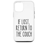 Si se Pierde Regreso al sofá Perezoso Divertido Dicho Humor Carcasa para iPhone 12/12 Pro