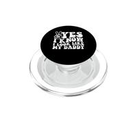 Sí, sé Que me Parezco a mi papá, bebé, Nuevo papá, Hijo de niños, Divertido PopSockets PopGrip para MagSafe