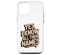 Sí, sé Todos Sus Nombres Funny Husky Kennel Carcasa para iPhone 12/12 Pro