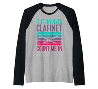 Si se Trata de Clarinete cuéntame en Clarinete Camiseta Manga Raglan