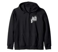 Si se Trata de Jazz I'm in Music Saxophone Sudadera con Capucha