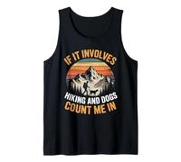 Si se Trata de Senderismo y Perros Escalar montañas al Aire Camiseta sin Mangas