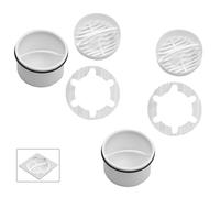 SI SEN 2 Piezas Colador Pelo + Tubo Sumergible Ducha, Filtro Desague Atrapa Pelos Compatible con Sistemas 6960, 6963, 6961, 6962