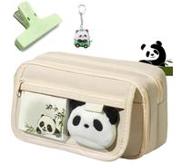 SI SEN Estuche Escolar Panda, Estuche para Lápices Panda, Genérico Estuche para Lápices Panda Lindo, Estuche Panda Adecuado para la Escuela, el Hogar y los Viajes