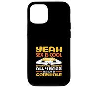 Sí Sexo Es Fresco Cornhole Jugador Divertido Carcasa para iPhone 12/12 Pro