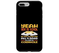 Sí Sexo Es Fresco Cornhole Jugador Divertido Carcasa para iPhone 7 Plus/8 Plus