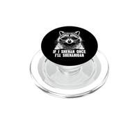 Si Shenan Una Vez Voy a Shenanigan Mapache Irlanda Irlanda PopSockets PopGrip para MagSafe