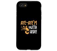 Sí, sí, me voy de aquí, Divertidos Amantes de los Primates susurradores de Aye-Aye Carcasa para iPhone SE (2020) / 7/8