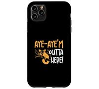 Sí, sí, me voy de aquí, Divertidos Amantes de los Primates susurradores de Aye-Aye Carcasa para iPhone 11 Pro MAX