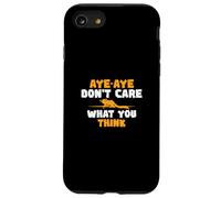 Sí, sí, no me Importa lo Que piensen: Divertidos fanáticos de Aye-Aye Primate Carcasa para iPhone SE (2020) / 7/8