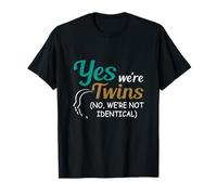 Si Somos Gemelos No No Somos Idénticos Familia Coincidente Camiseta