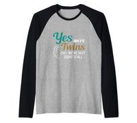 Si Somos Gemelos No No Somos Idénticos Familia Coincidente Camiseta Manga Raglan