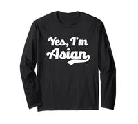 Sí, Soy asiático Americano de Las Islas del Pacífico Detener Asiático Odio Manga Larga