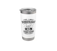 Sí, soy dermatólogo. No, no puedo mirar algo rápido. Vaso térmico de acero inoxidable de doble pared