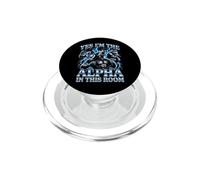 Sí, Soy el Alfa en Esta habitación - Funny Wolf Meme Chicos Hombres PopSockets PopGrip para MagSafe