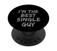 Sí, Soy el Mejor Chico y sí, Soy Soltero Soltero Divertido PopSockets PopGrip Adhesivo