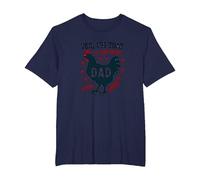 Sí, Soy Ese Pollo papá adivina qué Humor Trasero para Padres Camiseta, Hombre Tallas Grandes, Azul Marino, 3X Alto