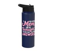 Sí, soy la madre de una madre adolescente Stainless Steel Insulated Water Bottle