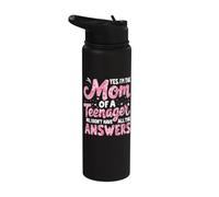 Sí, soy la madre de una madre adolescente Stainless Steel Insulated Water Bottle