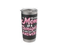 Sí, soy la madre de una madre adolescente Vaso térmico de acero inoxidable de doble pared