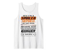 Sí, Soy un Sobrino mimado de una Maldita tía Impresionante Divertido Camiseta sin Mangas
