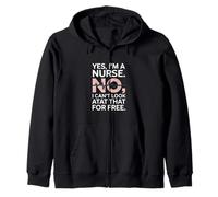 Sí, Soy una Enfermera No Puedo Mirar eso Gracioso Sudadera con Capucha