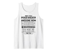 Sí, soy una hija mimada Soy criada por una mamá increíble Camiseta sin Mangas